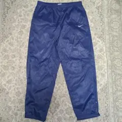 90s 銀タグ NIKE ナイキ ナイロンパンツ M 裾ファスナー 古着