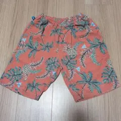 BREEZE キッズ ハーフパンツ 140cm パイナップル柄