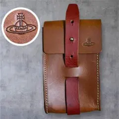 ヴィヴィアンウエストウッド ベルトポーチ シガレットケース 本革 オーブ