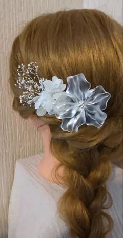 成人式卒業式髪飾りアメリカンフラワー白無垢色打掛ウェディングカラードレス