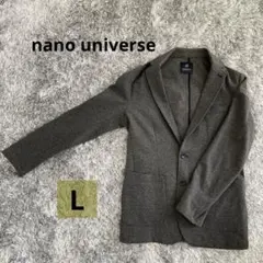 ナノユニバース ジャケット　チャコールグレー　L
