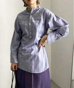 最終値下【美品】Ameri BALLOON SLEEVE SHAPE SHIRTのサムネイル