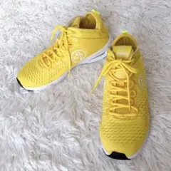 美品 ZUMBA AIR FUNK スニーカー イエロー 24cm ズンバのサムネイル