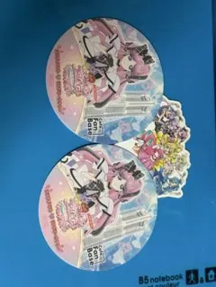プリキュアカフェ　キッス　コースター2枚