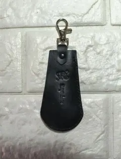 本革スライド式靴べらキーホルダー