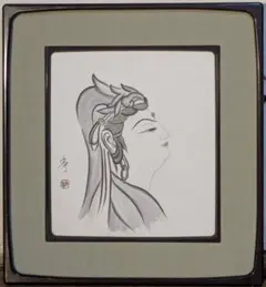 秦テルヲ 直筆 【蓮上仏陀】 色紙 - メルカリ