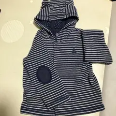 ストライプ フード付きアウター　Baby GAP