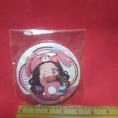 鬼滅の刃 えふぉるめ パジャキャラ缶バッジ　竈門禰豆子 ホログラム 管理329