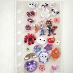 ③ディズニー　ボンボンドロップシール　おすそ分け