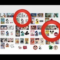 一番くじ ディズニー ファンタジア ステッカー 2個セット