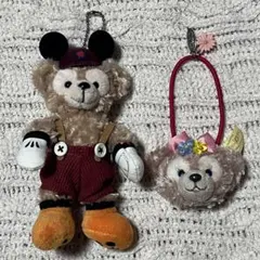 ダッフィー シェリーメイ　ハロウィン　2015 ダッフィー&シェリーメイ ハロウィン 2015 ぬいぐるみバッジ