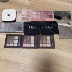 アイシャドウパレットセット（Chanel, Diorなど）