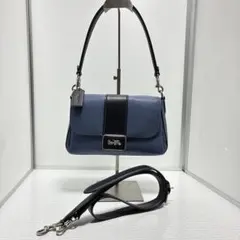 COACH Grace Shoulder Bag Washed Chambray