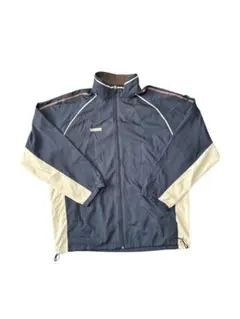 00s Champion ナイロンジャケット ネイビー×ホワイト