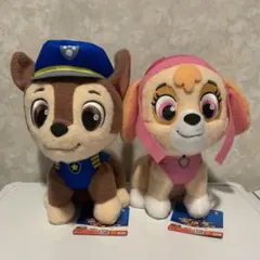 パウ·パトロール KAWAIIもふもふBIGぬいぐるみ～チェイス・スカイ～全２種