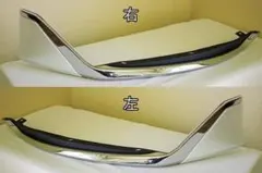 レクサスLS500 前期モデル フロントウイングスポイラー 純正 黒 左右