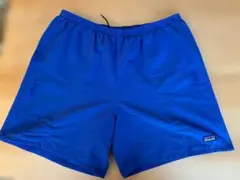 パタゴニア バギーズショーツ L 青 ワイドシルエット ショートパンツ