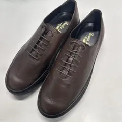 ブラウンレザー レースアップシューズ