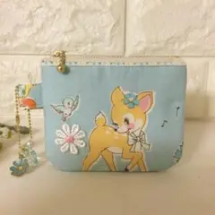 レトロアニマル(松山敦子さん）★ハンドメイド・ミニポーチ