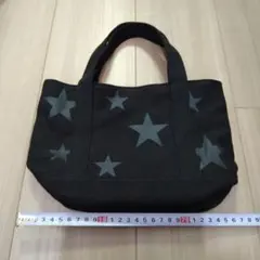 星柄 トートバッグ