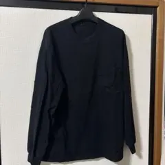 UNIQLO 長袖 ポケット付き カットソー ブラックのサムネイル