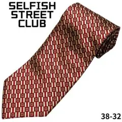 SELFISH STREET CLUB　ネクタイ　総柄　おしゃれ　通勤　ビジネス