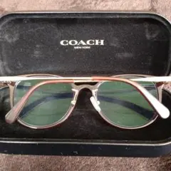 大特価 COACH おしゃれブラウンフレーム メガネ
