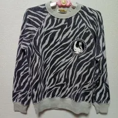 HYSTERIC GLAMOUR タイガーカモ柄ラメトレーナー