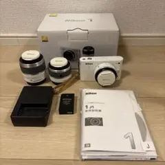 Nikon1 J4 ダブルズームレンズキット ホワイト - メルカリ