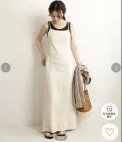SLOBE IENA ドットキャミワンピース×ノースリーブティーシャツセット SLOBE IENA ドットキャミワンピース×ノースリーブティーシャツセット