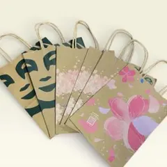 スターバックス　ショップ袋　6枚セット