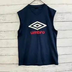 UMBRO タンクトップ ネイビー L スポーツ サッカー 練習着 メンズ