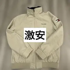 Tommy Hilfiger トミー　ベージュ ナイロンジャケット　フード付き