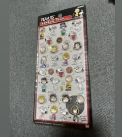PEANUTS スヌーピー ボンボンドロップ シール 正規品 通常サイズ 赤
