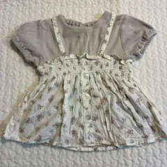 tete a tete 花柄Tシャツ
