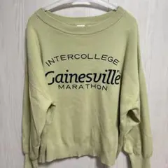 Ungrid ニット セーター ロゴ刺繍ルーズニット レディース