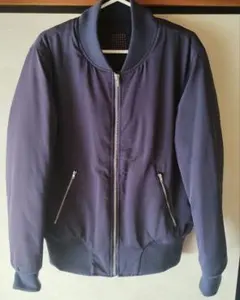 SENSE OF PLACE ネイビー MA-1ジャケット Mサイズ