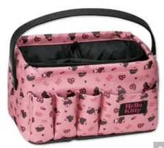 新品♡ハローキティ　仕切り付収納ケース　アベイル　ピンク　小物入れ