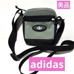 ★美品★adidas★ メッシュパネル ショルダーバッグ★