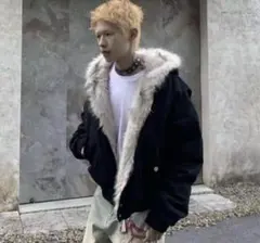 ファージャケット　黒 Mサイズ