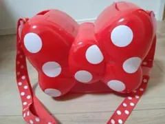 ディズニー ポップコーンバケット ミニー リボン型 廃盤品