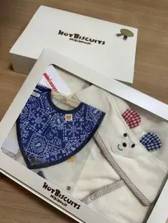 HOT BISCUITS スタイとバスタオルポンチョセット