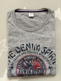 EDWIN エドウィン Tシャツ グレー Mサイズのサムネイル