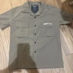 CAMP7 半袖シャツ ベージュ 140