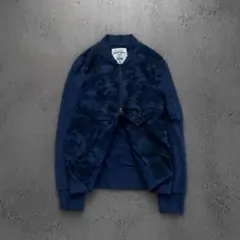 00s Archive Camo ダブルジップ ボンバージャケット 亜熱帯