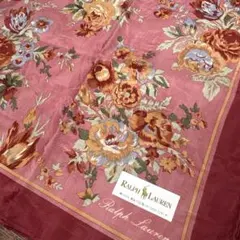 [新品] RALPH LAUREN 花柄　大判　ハンカチのサムネイル