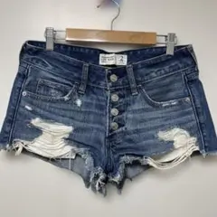 Abercrombie & Fitch デニムショートパンツ 2 W26