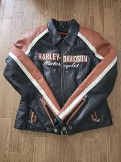 Harley-Davidson レザーライダースジャケット レッド 日本のL - メルカリ