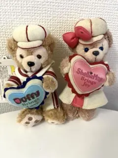 ダッフィー　シェリーメイ　ぬいぐるみバッチ ディズニーシー