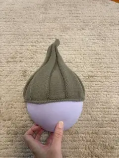 オリーブグリーン ニット帽